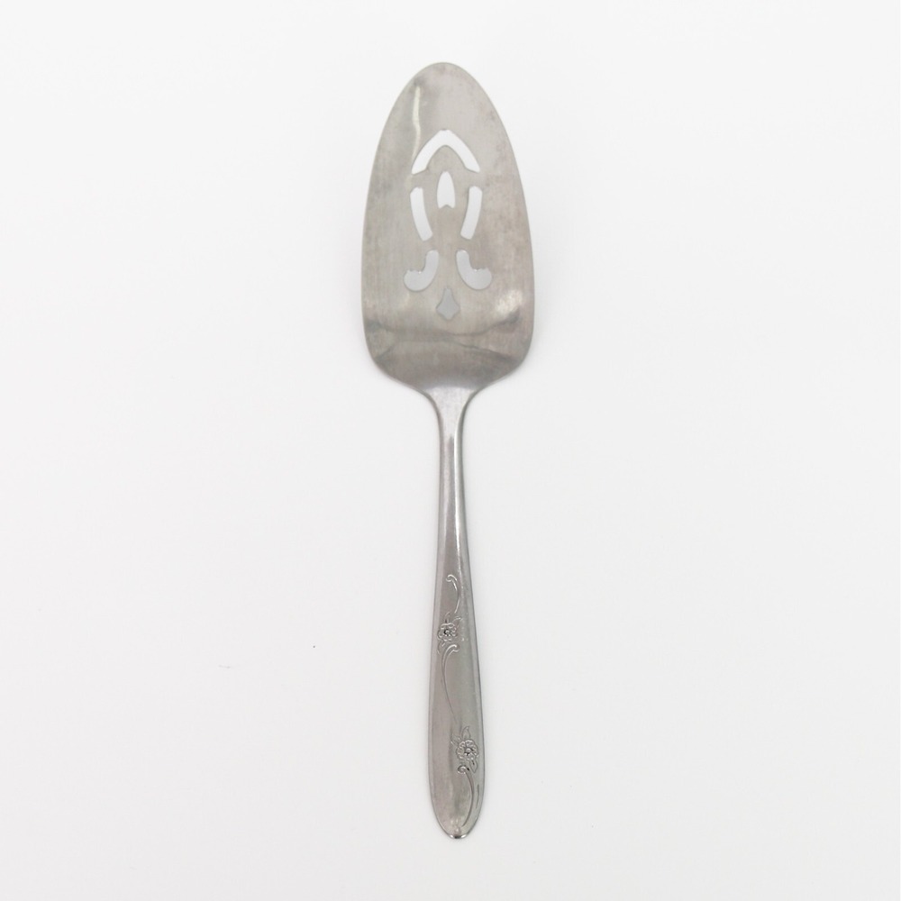 Oneida Ltd Simeon L & George H Rogers stainless Sunrise Cake Pie Server OHS49
